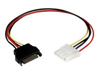 StarTech.com 12in SATA to Molex LP4 Power Cable Adapter
