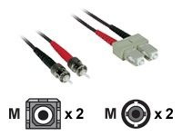 C2G 5m SC-ST 62.5/125 OM1 Duplex Multimode PVC Fiber Optic Cable