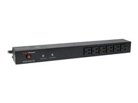CyberPower Rackbar Surge Protection RKBS15S6F12R Zero-U/1U