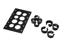 C2G Wiremold Audio/Video Interface Plates (AVIP) Cable Kit, 8 Openings (4 small and 4 large)