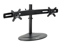 Tripp Lite Dual Display TV Desk Mount Stand Swivel Tilt 10" to 26" Flat Screen Displays