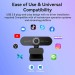 Веб-камера EMEET C60E 4K с автофокусом USB для видеоконференций