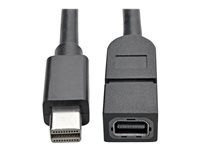 Tripp Lite Mini DisplayPort Extension Cable, 4K x 2K (3840 x 2160) @ 60 Hz, HDCP 2.2 (M/F), 3 ft