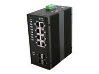 Black Box Industrial Managed Ethernet PoE+ Switch