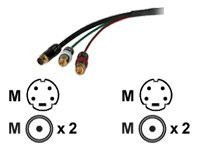 C2G 150ft S-Video + RCA Stereo Audio Cable M/M