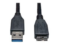 Tripp Lite 6ft USB 3.0 SuperSpeed Device Cable USB-A Male to USB Micro-B Male Black 6'