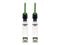 Tripp Lite 5M SFP+ 10Gbase-CU Twinax Passive Copper Cable SFP-H10GB-CU5M Compatible Green 16ft 16'