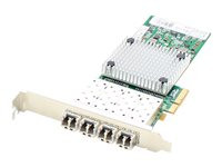AddOn Intel I350F4 Comparable Quad SFP Port PCIe NIC