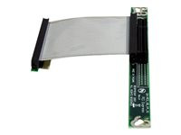 StarTech.com PCI Express Riser Card x8 Left Slot Adapter 1U with Flexible Cable