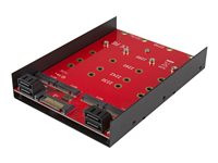 StarTech.com 4x M.2 SSD to 3.5in SATA HDD Adapter