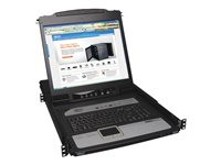 Tripp Lite 8-Port Rack Console KVM Switch built in IP w/ 19" LCD 1U