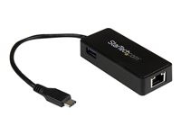 StarTech.com USB 3.1 USB-C to Gigabit Network Adapter with Extra USB Port