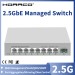 Управляемый сетевой коммутатор HORACO 2.5GbE, 8 портов RJ45 + 10G SFP+