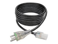 Tripp Lite 10ft Computer Power Cord Hospital Medical Cable 5-15P to C13 Clear 10A 18AWG 10'