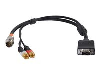 C2G RapidRun VGA (HD15) Male + RCA Stereo Audio Flying Lead