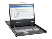 Tripp Lite Rack Console 1URM DVI, VGA for KVM Switch, 19" LCD 1080p Rackmount TAA