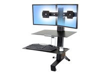 Ergotron WorkFit-S Dual with Worksurface+
