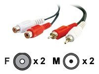 C2G Value Series 6ft Value Series RCA Stereo Audio Extension Cable