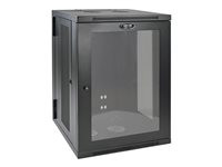 Tripp Lite 18U Wall Mount Rack Enclosure Server Cabinet w Hinged Acrylic Window