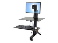 Ergotron WorkFit-S Single LD with Worksurface+