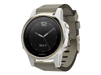 Garmin fenix 5S Sapphire with Suede band