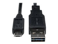 Tripp Lite 6ft USB 2.0 High Speed Cable Reversible A to 5Pin Micro B M/M 6'