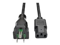 Tripp Lite 25ft Computer Power Cord Hospital Medical Cable 5-15P to C13 15A 14AWG 25'