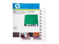 HPE Ultrium 4 WORM Bar Code Label Pack