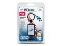 Centon DataStick Keychain MLB Los Angeles Dodgers Edition