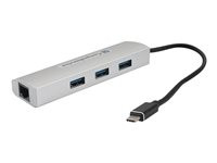 Comprehensive USB 3.1 Type-C 3 Port USB 3.0 Hub with Gigabit Ethernet Port