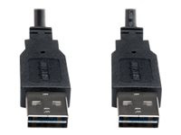 Tripp Lite 3ft USB 2.0 High Speed Reversible Connector Cable Universal M/M 3'