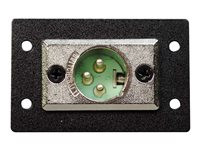 C2G Wiremold Audio/Video Interface Plates (AVIP) XLR 3-pin Male to Solder Cups