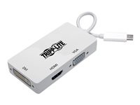 Tripp Lite USB Type-C (USB-C) to HDMI/DVI/VGA All-in-One Converter Adapter, Thunderbolt 3 Compatible, Ultra HD 4K x 2K (3840 x 2160) @ 30 Hz, USB C, USB Type C