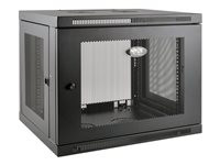 Tripp Lite 9U Wall Mount Rack Enclosure Server Cabinet Low Profile Deep
