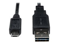 Tripp Lite 6ft USB 2.0 High Speed Cable 28/24AWG Reversible A to 5Pin Micro B M/M 6'