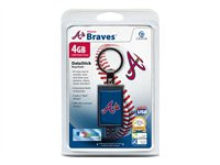 Centon DataStick Keychain MLB Atlanta Braves Edition
