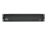 Tripp Lite 16-Port USB Charging Station Hub w/ Syncing, 5V 40A (200W) USB Charger Output, 2U Rack-Mount