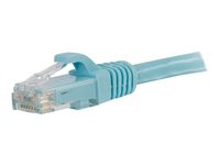 C2G 12ft Cat6a Snagless Unshielded (UTP) Network Patch Ethernet Cable-Aqua
