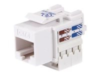 StarTech.com Cat6 RJ45 Keystone Jack White