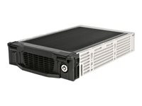 StarTech.com Black Aluminum 5.25in Professional SATA Mobile Rack