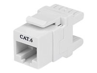 StarTech.com 180? Cat 6 Keystone Jack