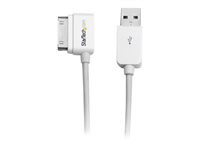 StarTech.com 2m Left Angle Apple 30-pin Dock to USB Cable iPhone iPod iPad