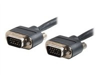 C2G Plenum-Rated HD15 SXGA Monitor/Projector Cable with Rounded Low Profile Connectors