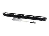StarTech.com 24 Port 1U Rackmount Cat 6 110 Patch Panel