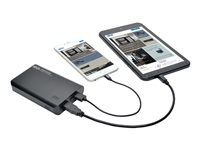 Tripp Lite Portable 2-Port USB Battery Charger Mobile Power Bank 10k mAh
