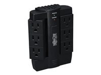 Tripp Lite Surge Protector Swivel 6 Outlet Wallmount Direct Plug In 120V BK