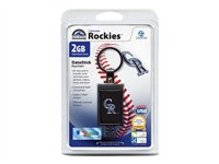 Centon DataStick Keychain MLB Colorado Rockies Edition