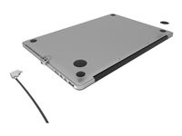 Compulocks MacBoo Lockable Case Bundle With T-Bar Cable Lock and MacBook Pro 15" Security Case / Cover Clear