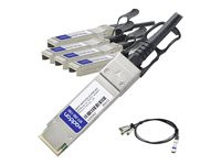 AddOn 1m Cisco Compatible QSFP+ Breakout DAC