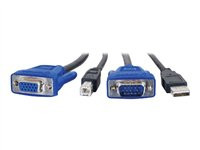 C2G 6ft USB 2.0 + SXGA KVM Cable